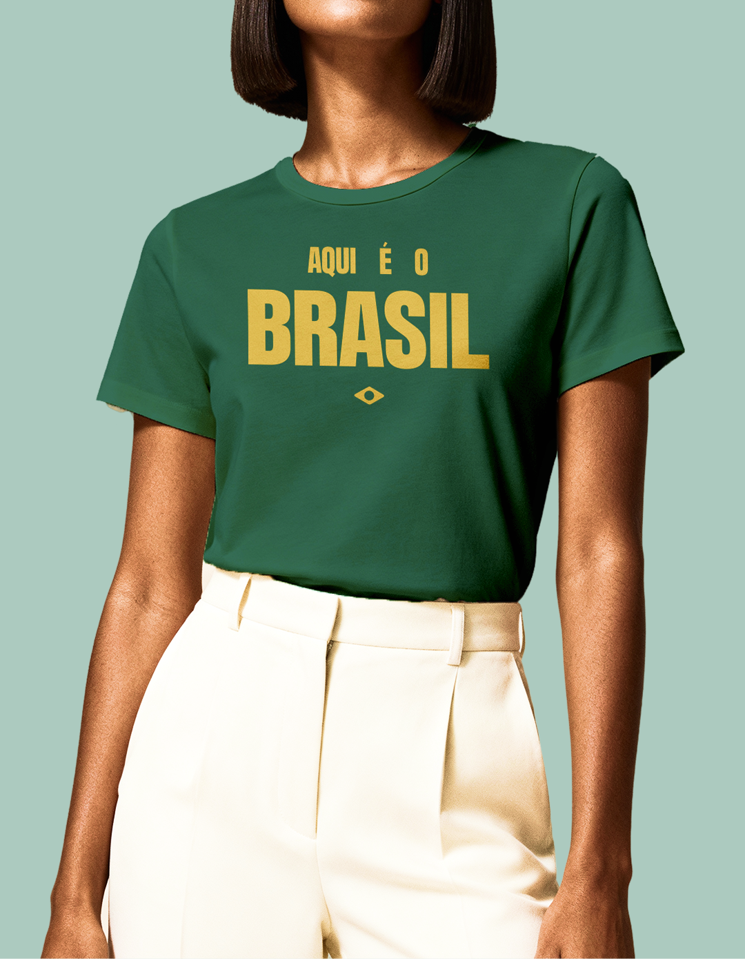 Camiseta - Aqui é o Brasil